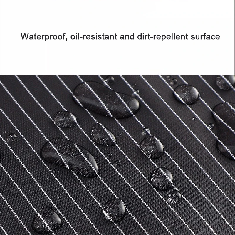 Delantal de cocina impermeable, uniforme de restaurante sin mangas con espalda cruzada y toalla de mano extraíble, Baberos para cocinar y hornear antiincrustantes - imagen 4