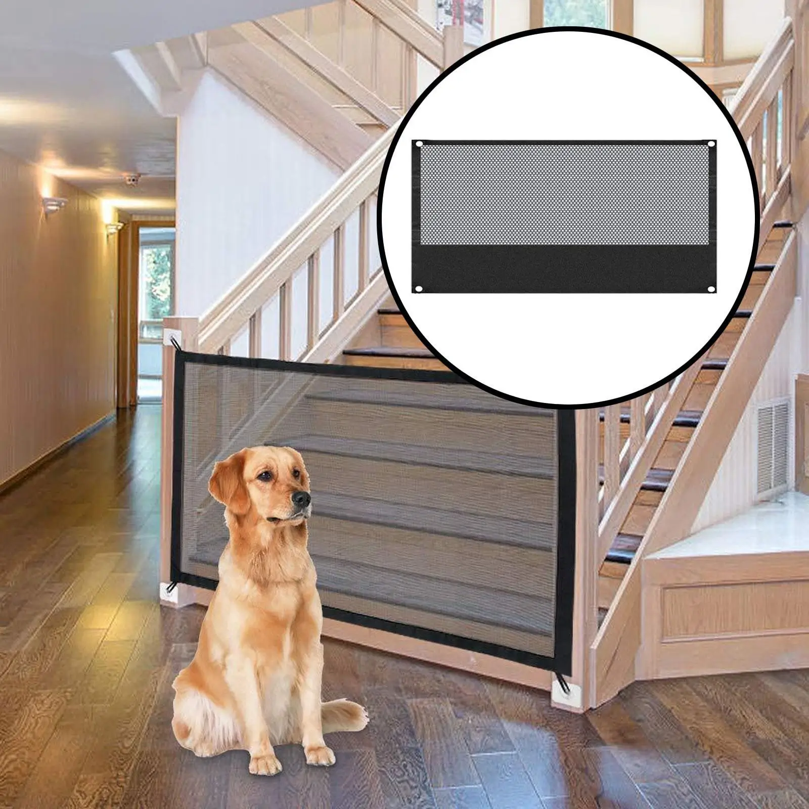 Pet Door Fence High Pets Enclosure Walk through Screen Door Small Animal Barrier for Hedgehog Small Cats Play Rest