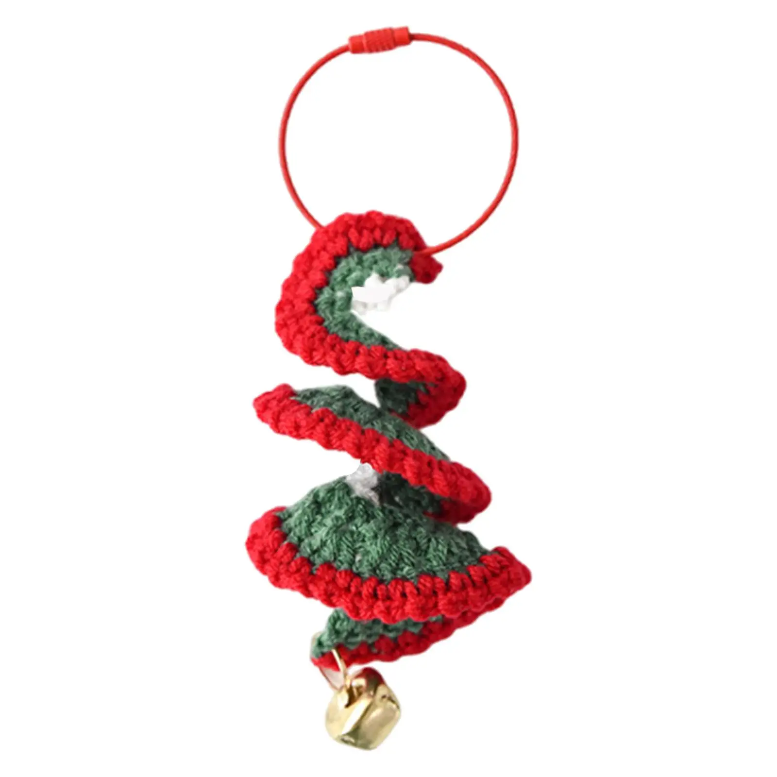 Christmas Tree Hanging Ornament Gift DIY Lightweight Knitted Reusable Christmas