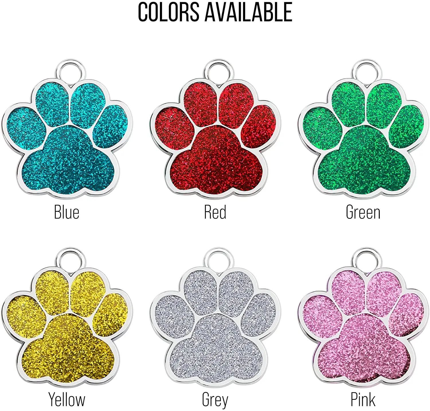 Etiqueta de identificación para perro con grabado gratis, colgante personalizado para gato y cachorro, accesorios para Collar de perro, etiquetas con nombre antipérdida - imagen 4