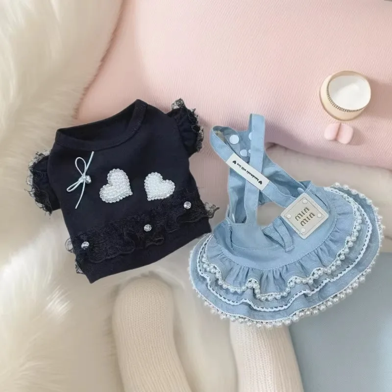 Vestido princesa encaje fino para gatos, perros pequeños y cachorros - imagen 4