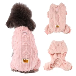 Abrigo de peluche para perros pequeños y medianos – Sweater cálido para Chihuahua y Pug