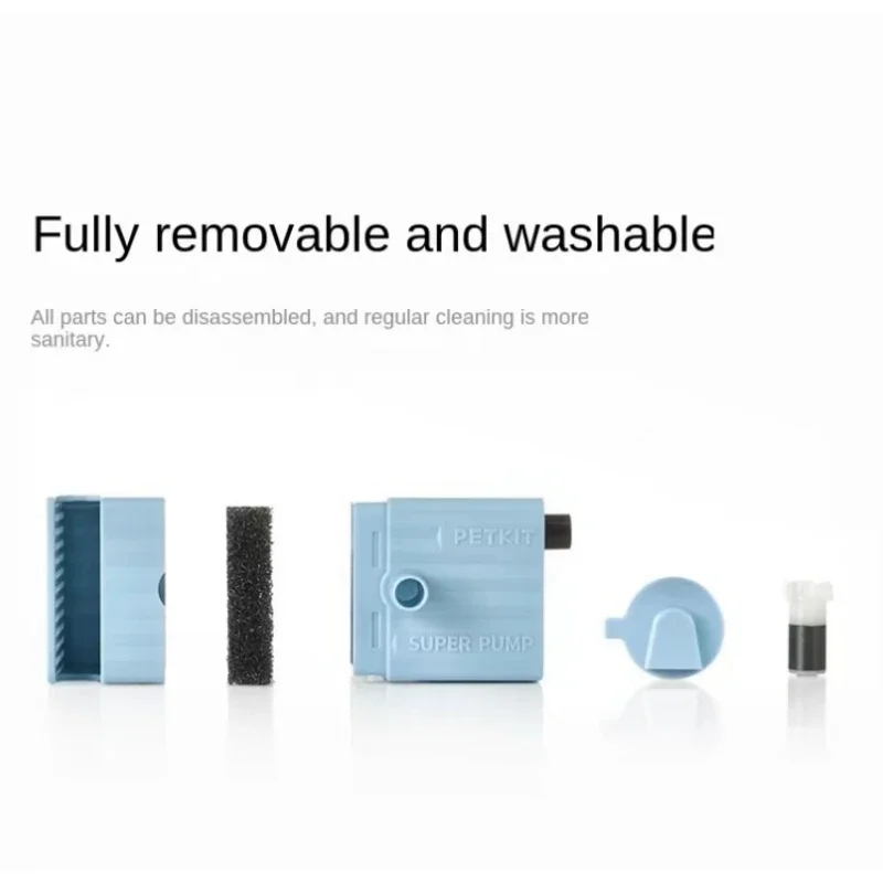 Petkit-bomba de agua inalámbrica de esterilización UVC para gatos, Motor de fuente para mascotas, dispensador de agua, accesorios de repuesto - imagen 3