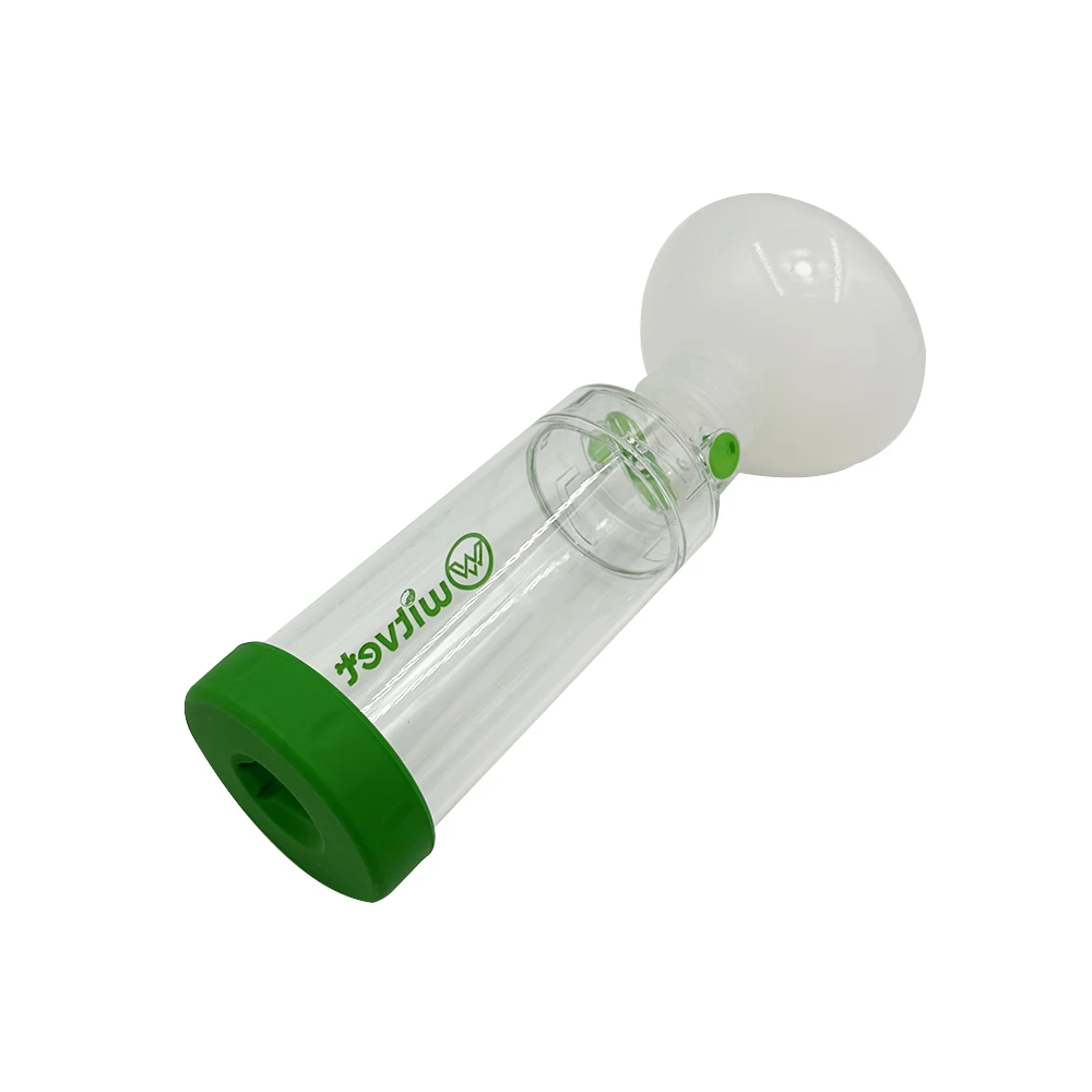 Nueva cámara de Aerosol para perros y gatos felinos para mascotas, espaciador de tanque, bomba de inhalación, nebulizador Manual, máscara de silicona de plástico, clínica de animales - imagen 3