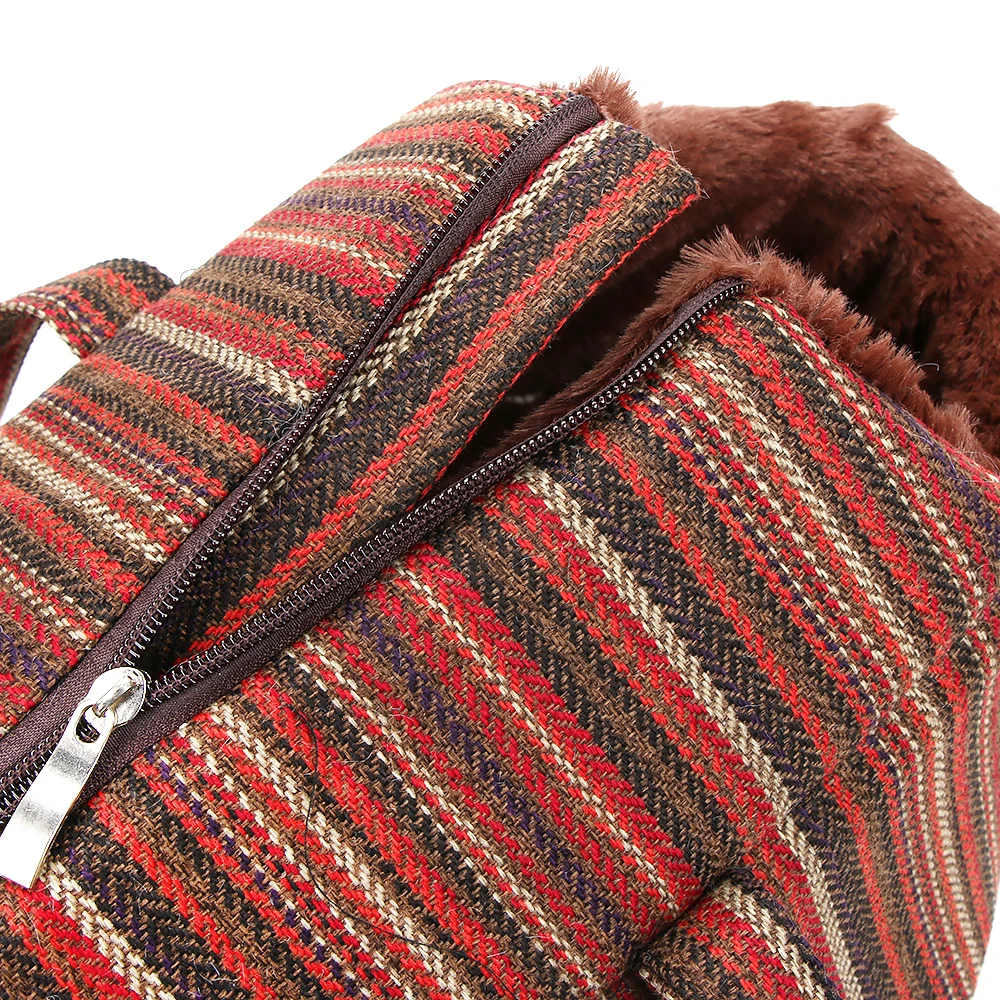 Transportín para mascotas para gatos, bolsa de transporte para gatos, mochila para gatos, bolso de viaje, bolsa pequeña, cama de felpa para cachorros al aire libre - imagen 5