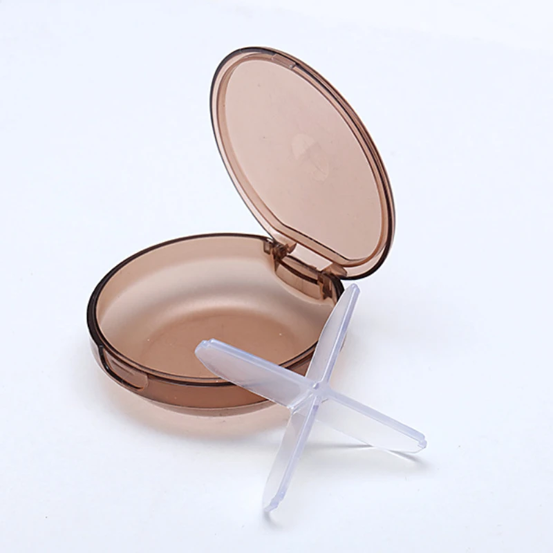 Mini caja de medicina transparente de 4 rejillas, cajas de almacenamiento portátiles para embalaje de pastillas y tabletas, subpaquete, contenedores de almacenamiento - imagen 5