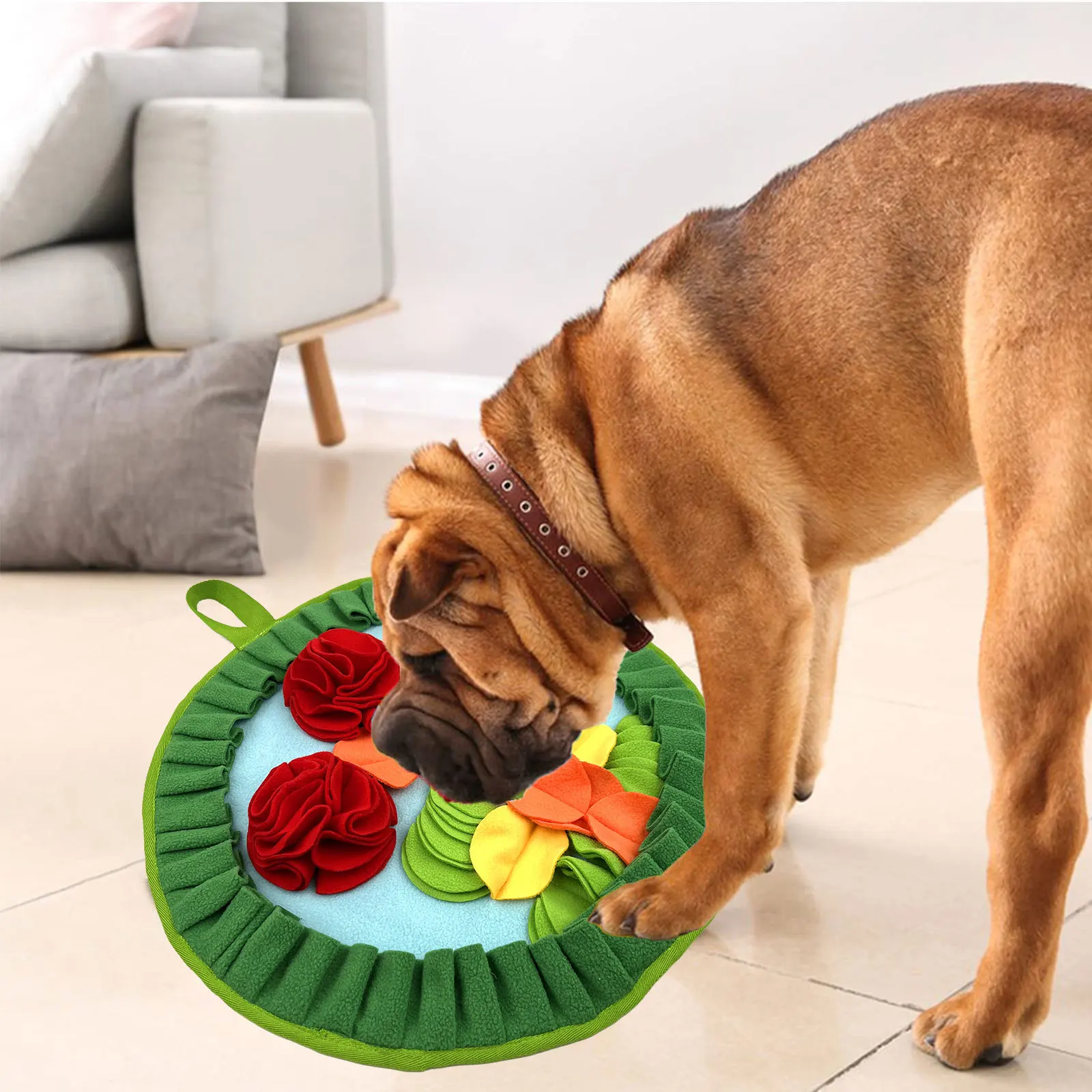 Alfombra olfativa para perros y gatos – Alimentación lenta antiestrés