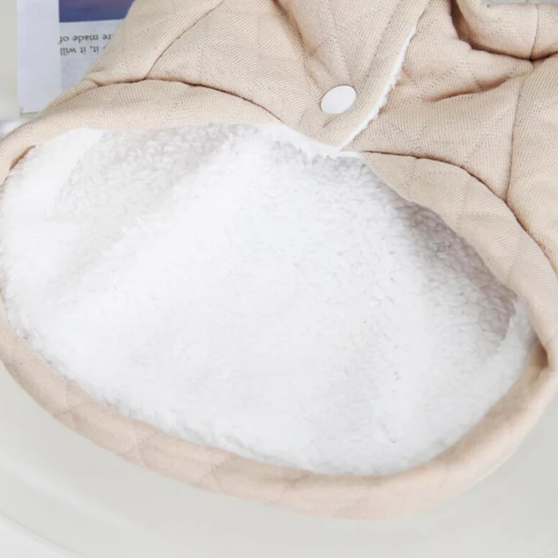 Ropa cálida para mascotas con patrón de oso para perros pequeños, chaleco para cachorros y gatos, traje para Bulldog Francés, chaqueta para Chihuahua, abrigo Yorkie - imagen 5