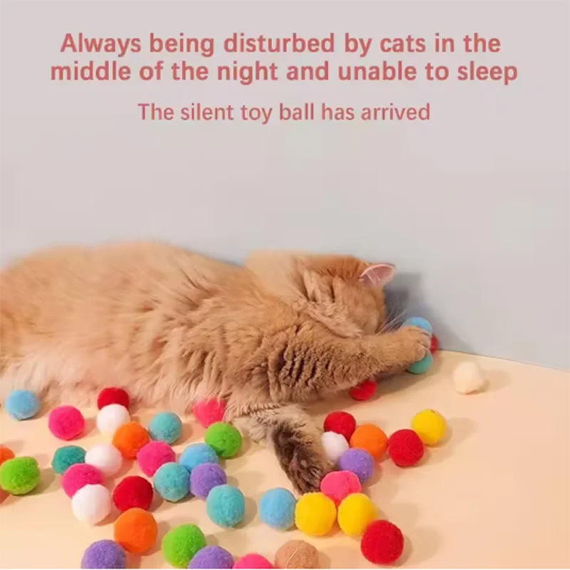 Juguete interactivo para gatos que lanza pelotas silenciosas - imagen 4