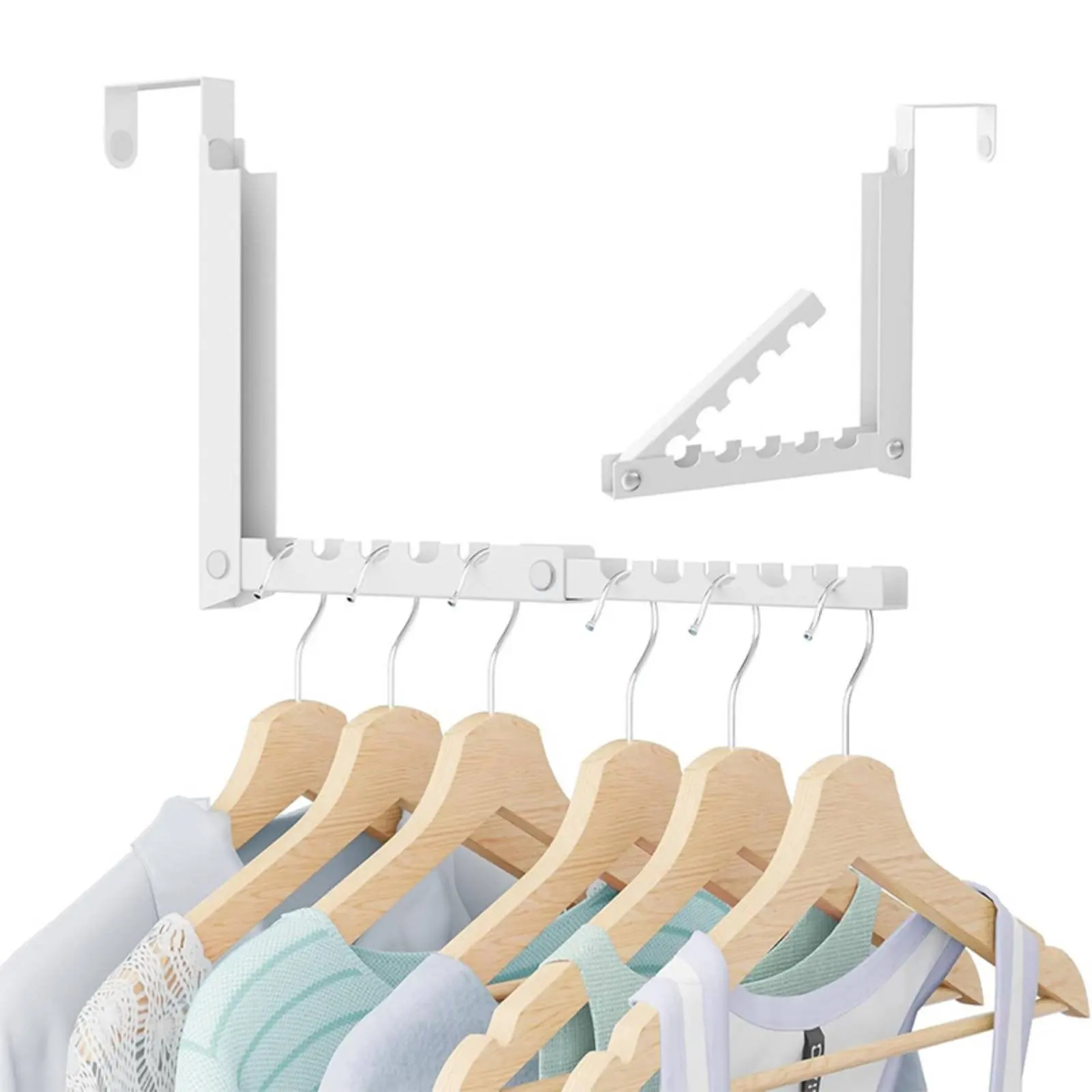 Tendedero extensible puerta para secar ropa de perro y gato