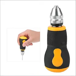 Mini taladro manual precisión para gatos y perros mango antideslizante