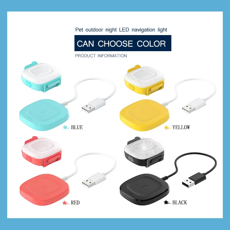 Luz LED de seguridad Truelove para ropa de mascotas, arnés de cuello, mochila con batería resistente al agua y de larga duración continua TLD19102 - imagen 5