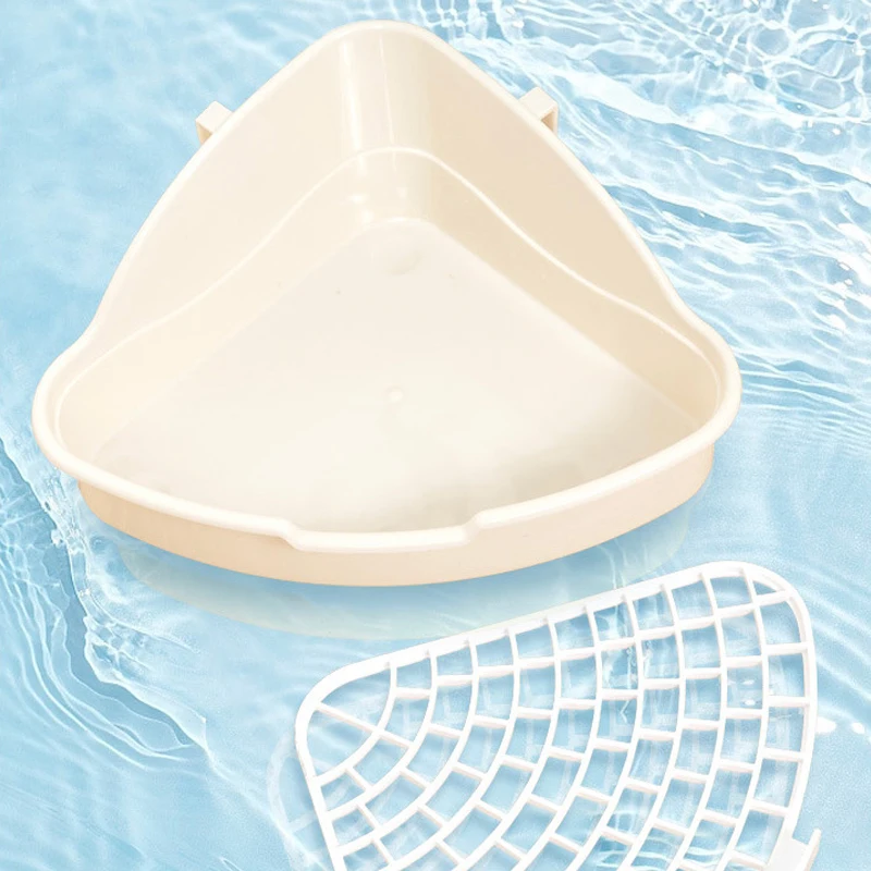 Conejo, orinal, entrenador de animales, conejitos, esquina, caja de inodoro para hurón, hámster, dragón, gato, conejillo de indias, suministros para cerdos holandeses - imagen 4