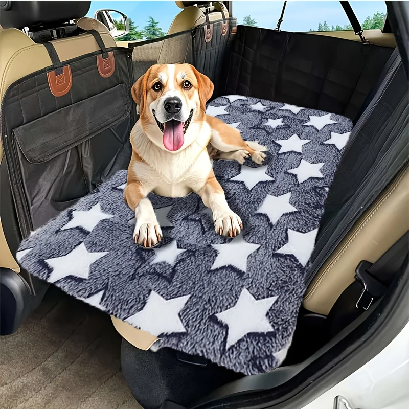 Protector coche perro antideslizante con extensor de asiento cama malla