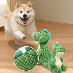 Juguete chirriante de dentición para perros – Dinosaurio piña