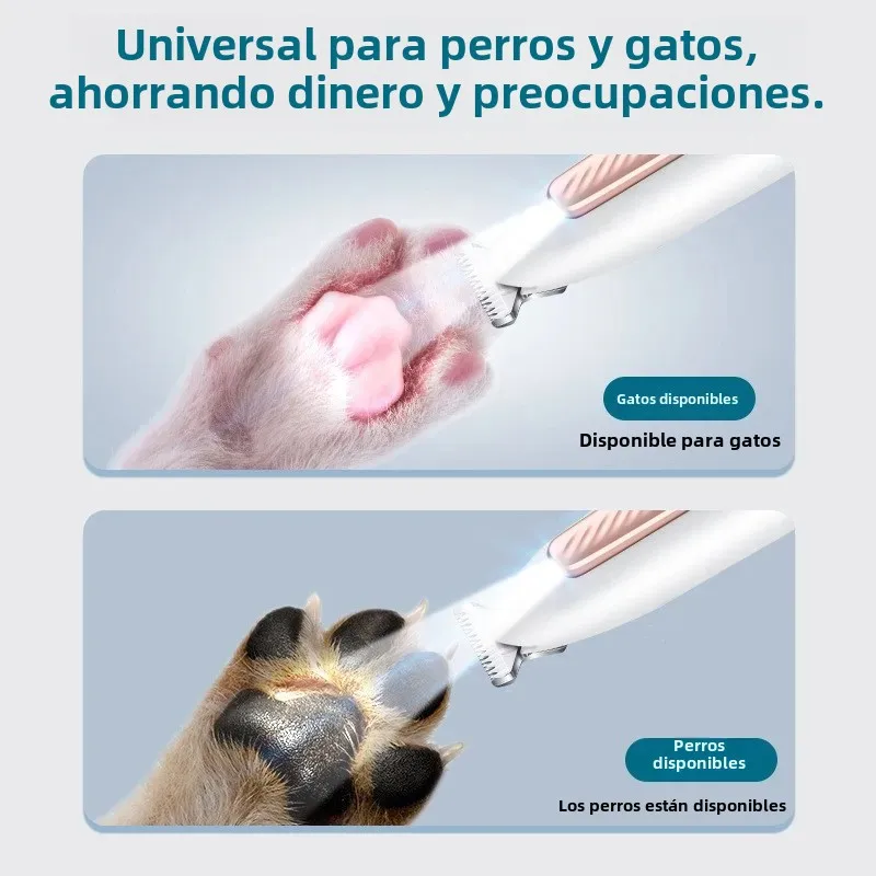 Afeitadora de pelo inteligente resistente al agua para mascotas, afeitadora de pies para perros y gatos, cortadora eléctrica Local, cortadora de pelo de animales - imagen 2