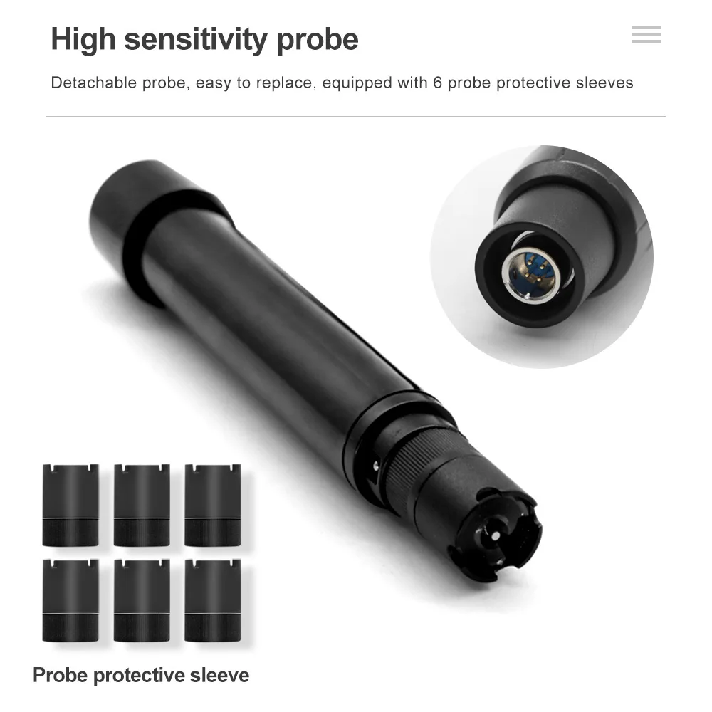 BLE-9100 medidor de oxígeno disuelto Bluetooth 0,0-30,0 Mg/L analizador profesional DO probador inteligente de concentración de oxígeno para pecera - imagen 5