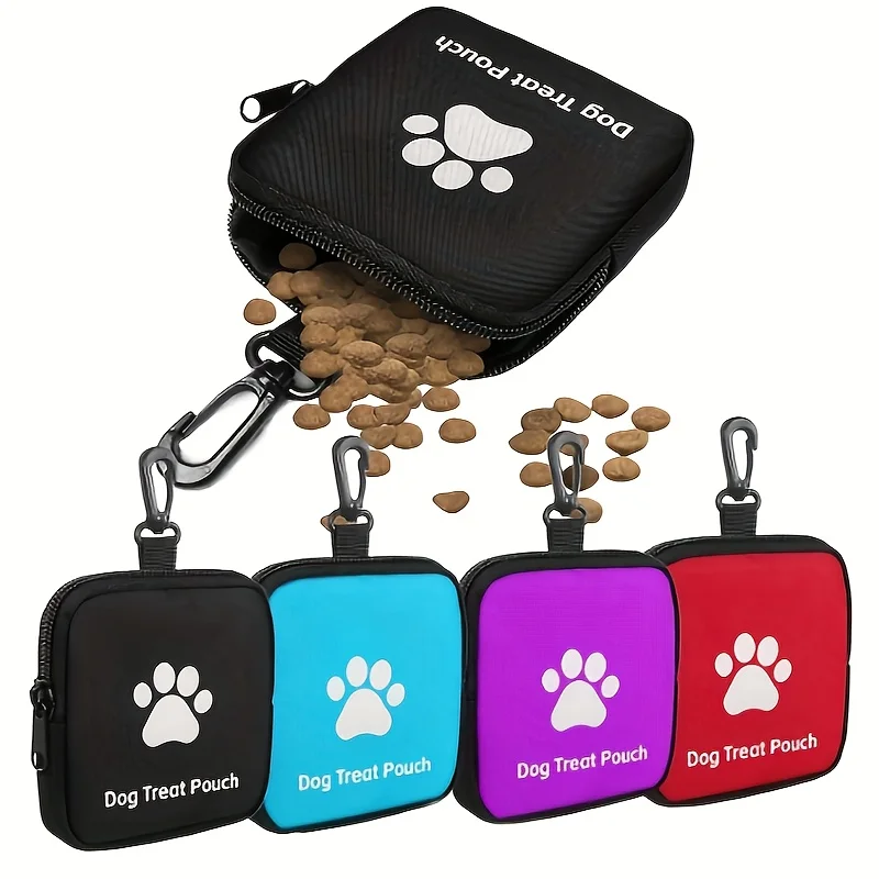 Bolsa impermeable cremallera huellas perro – golosinas y comida paseos