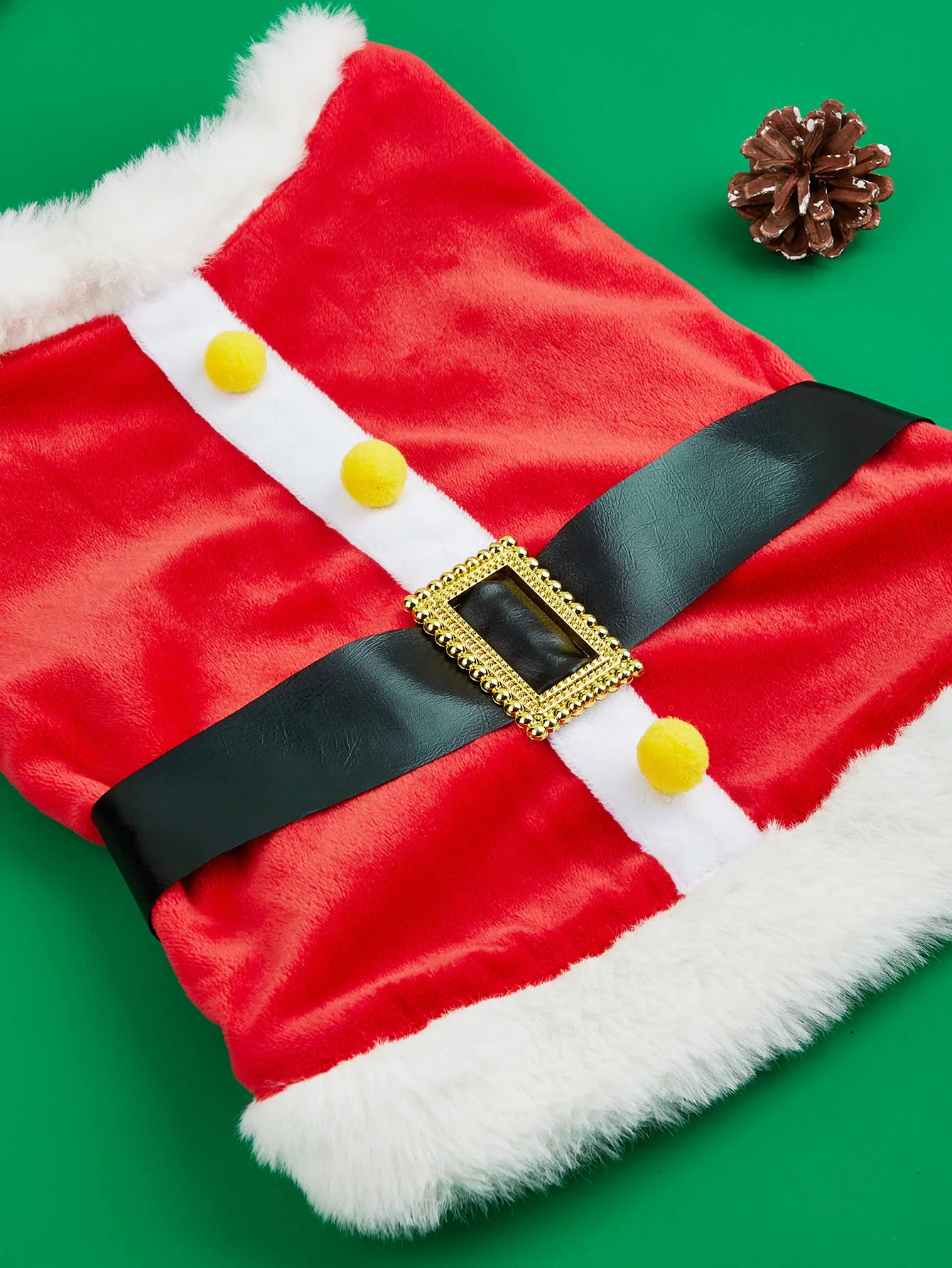 Disfraz de Papá Noel suave y cálido para perros y gatos - imagen 5