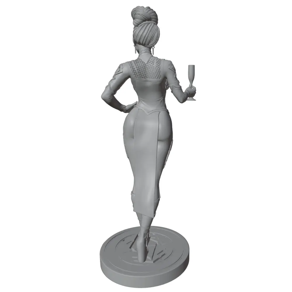 Figuras femeninas sexy de resina sin montar ni pintar para decoración - imagen 5