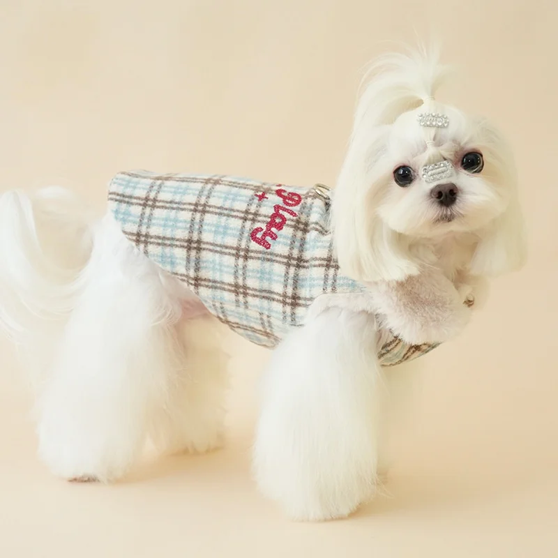 Chaleco de felpa para perros mini – Abrigo cálido invierno - imagen 2