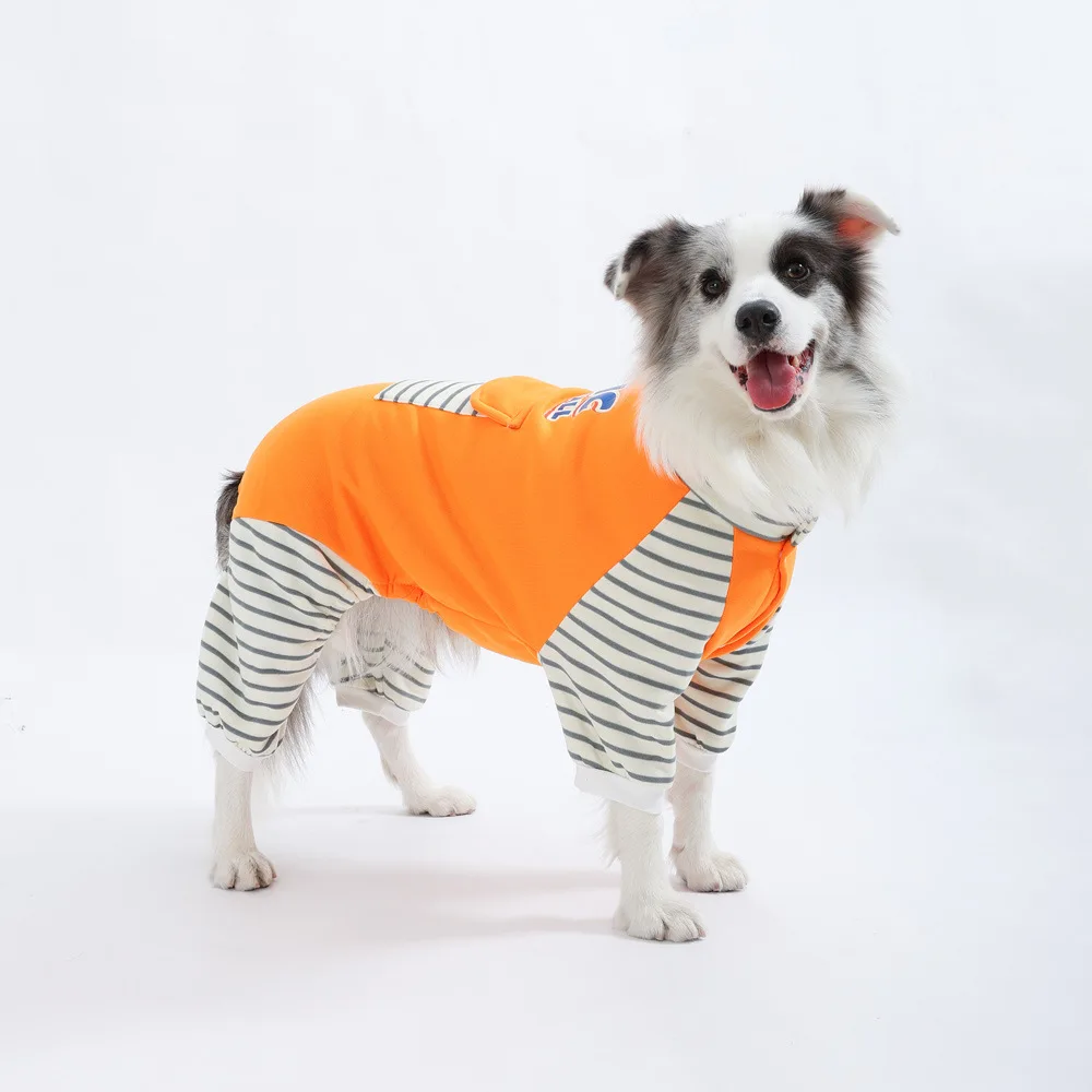 Ropa para perros grandes, mono de cobertura completa, pijamas, mono de manga larga para perros grandes, traje samoyedo Labrador Golden Retriever 3XL- 8XL - imagen 2