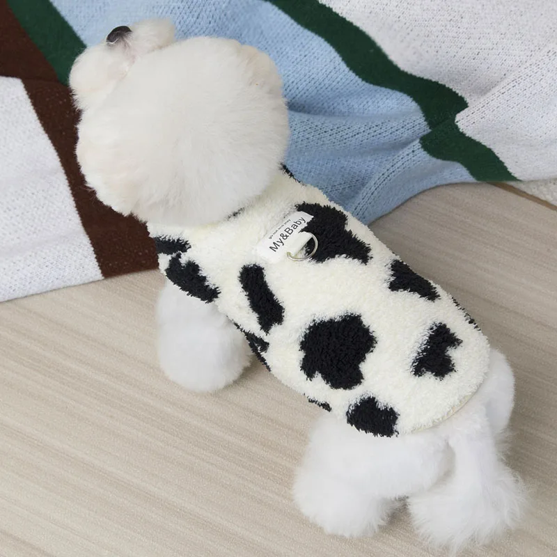 Ropa de invierno para perros, sudaderas con capucha de lana para perros pequeños y medianos, ropa para mascotas Chiwawa York Shih Tzu, sudadera con capucha para cachorros XXL - imagen 4