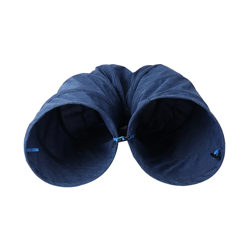 Juguetes de túnel para gatos, divertido tubo de túnel interactivo de entrenamiento para gatitos, múltiples agujeros, suministros deportivos para gatitos - imagen 4