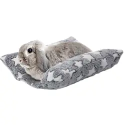 Cama suave con cojín para conejos – Diseño cóncavo acogedor