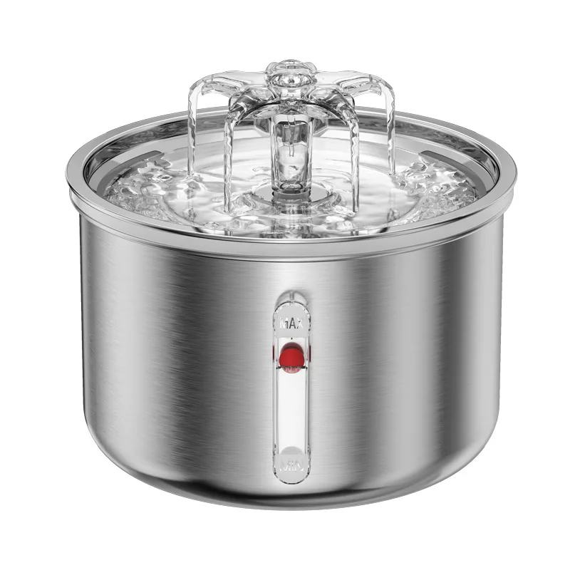 Fuente de agua de acero inoxidable con Sensor de 2L para gatos, tazón de bebida para perros, dispensador automático de bebidas para mascotas, cuencos, bebedero para gatos, alimentado por USB de 5V - imagen 4