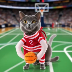 Disfraz baloncesto transpirable para gatos – Ropa Halloween