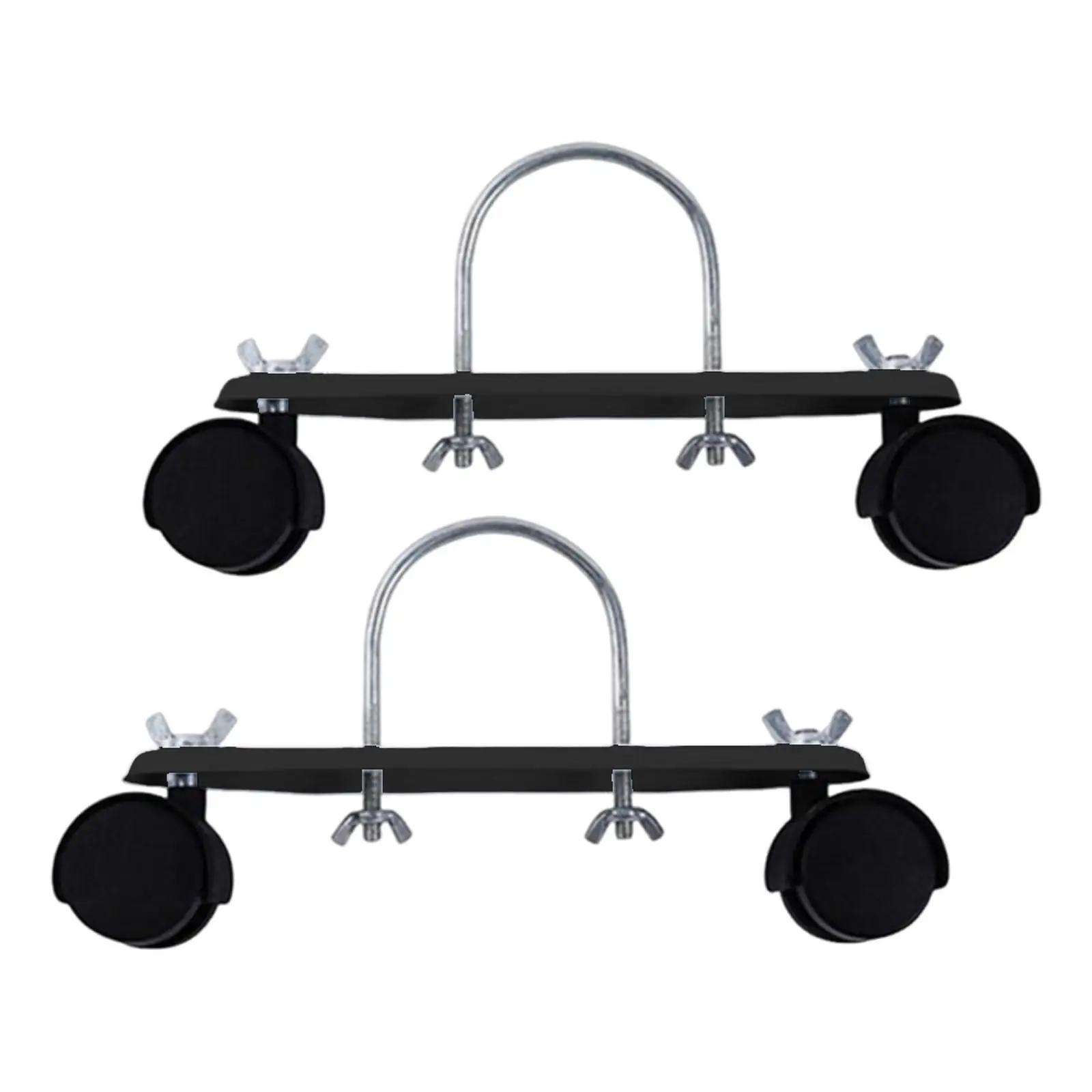 2x Electric Heating Oil Heater Support Holder Easily Install Sturdy Portable Length 21cm with Wheels Replace Accessory