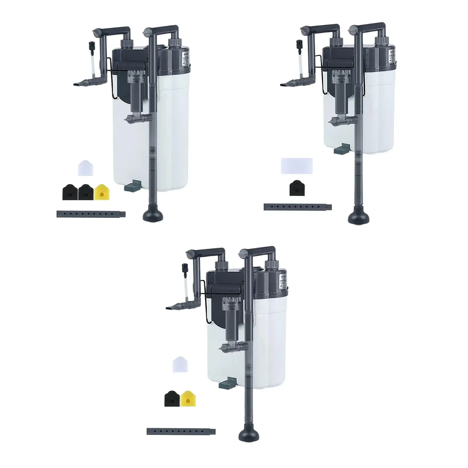 Fish Tank Filter Submersible Aquarium Filter Tank Powerful Pump for Aquatic Pets