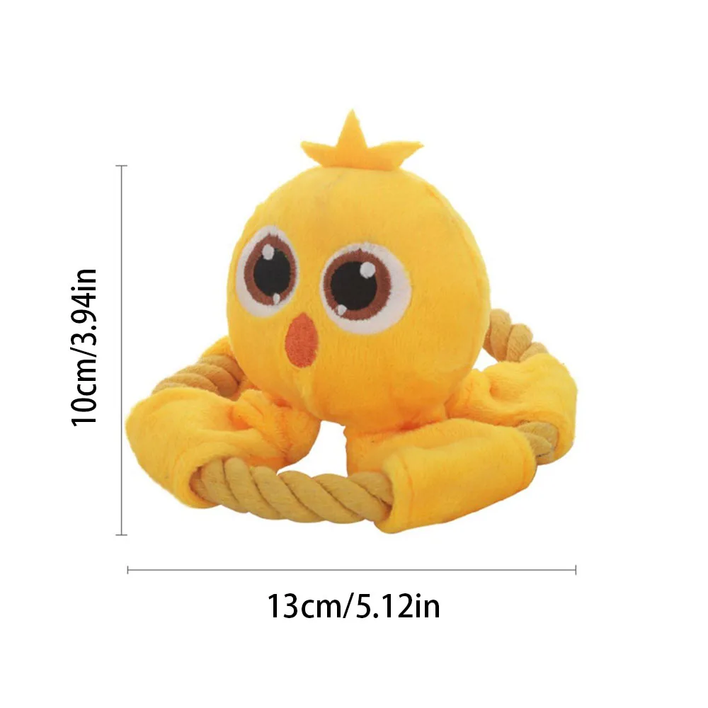 Juguete para perros resistente a masticar: juguete molar interactivo chirriante para mascotas, juguete para masticar duradero para aliviar el aburrimiento, - imagen 5