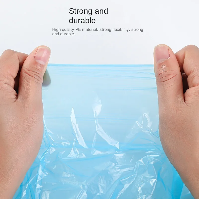 Bolsas para excrementos de perros, bolsas ecológicas a prueba de fugas para excrementos de perros, 15 bolsas/rollo, bolsa de basura para limpieza al aire libre, herramientas dispensadoras de bolsas para excrementos de perros - imagen 4