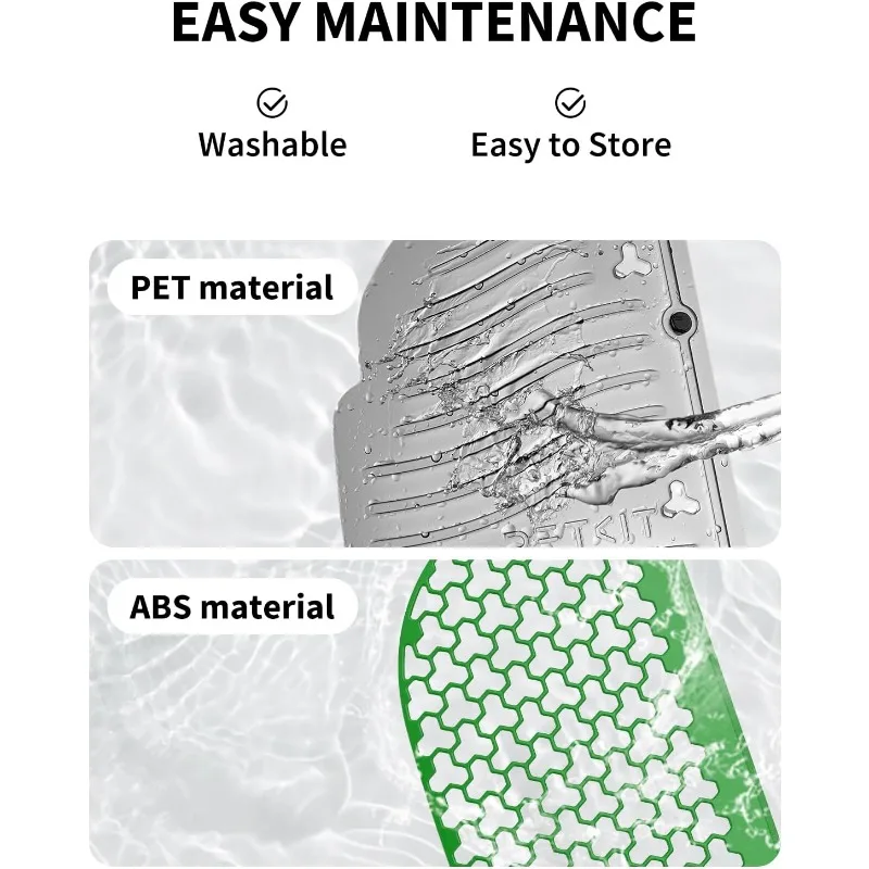 PETKIT-Juego de eliminador de arena magnética para gatos y tamiz de arena para PuraMax 2/Purobot Max Pro, caja de arena para gatos autolimpiante - imagen 4