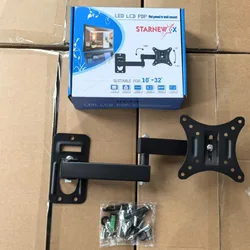 Soporte ajustable montaje pared para monitor TV gatos y perros