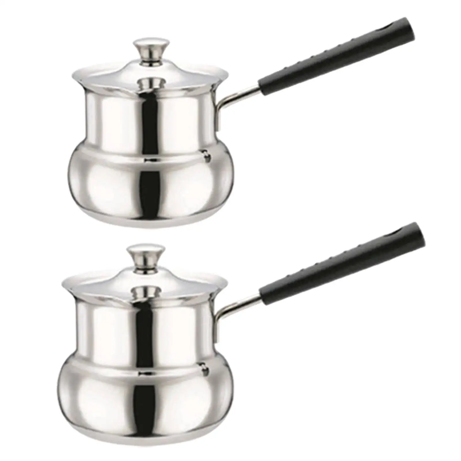 Turkish Coffee Pot Universal for Induction Cookers Chocolate Melting Pan Pour over Coffee Kettle for Travel Restaurant Camping