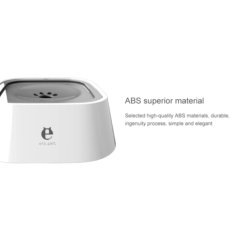 Cuenco de agua potable para perros y mascotas, portátil, 1,5 l, flotante, sin humecimiento, para salpicaduras de boca, dispensador de agua antidesbordamiento - imagen 5