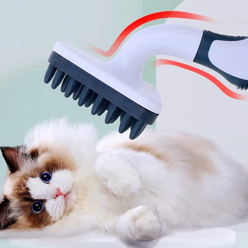 Cepillo para perros, removedor de pelo para mascotas, cepillos de baño para perros, cepillo de masaje para ducha, ducha de baño para perros, peine para gatos, peine para el cuidado de mascotas, suministros para mascotas - imagen 4