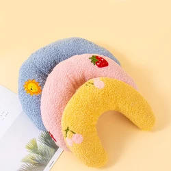 Almohada capullo media donut para gatos – juguete calmante ultrasuave