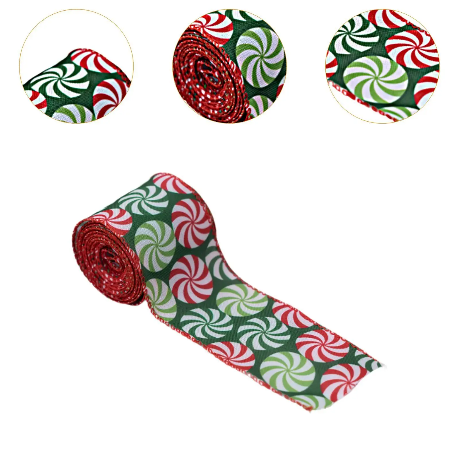 Christmas Ribbon Present Wrapping Scrapbook Bows Atmosphere Decor for Wedding Present Box Sewing Craft Party Supplies Holiday