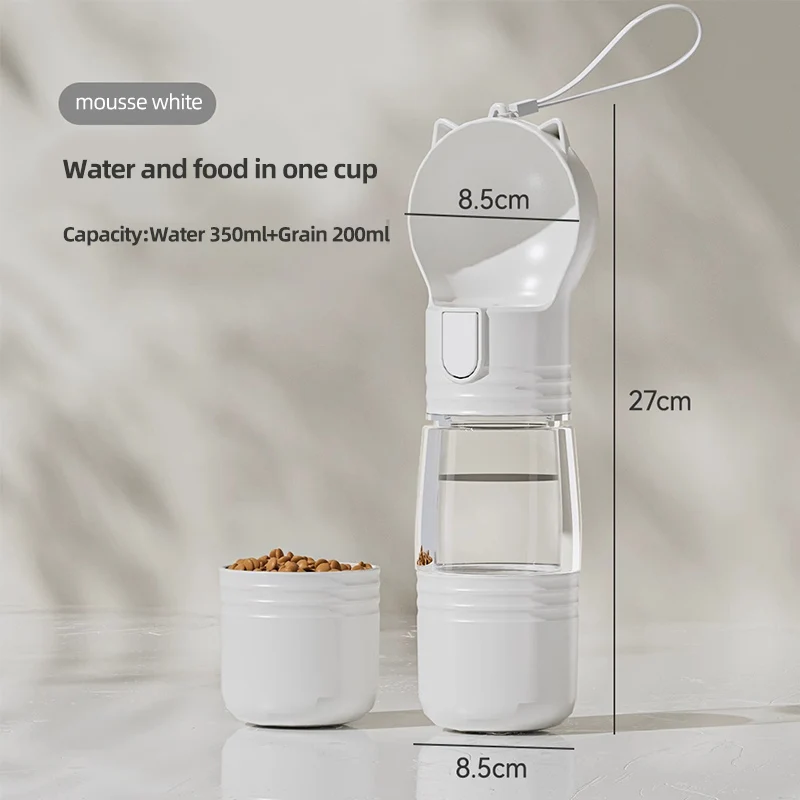 HOOPET-taza de agua para exteriores para perros, dispensador de agua portátil para mascotas, botella de agua para perros, taza para caminar, bebida al aire libre para cachorros, alimentación al aire libre - imagen 5