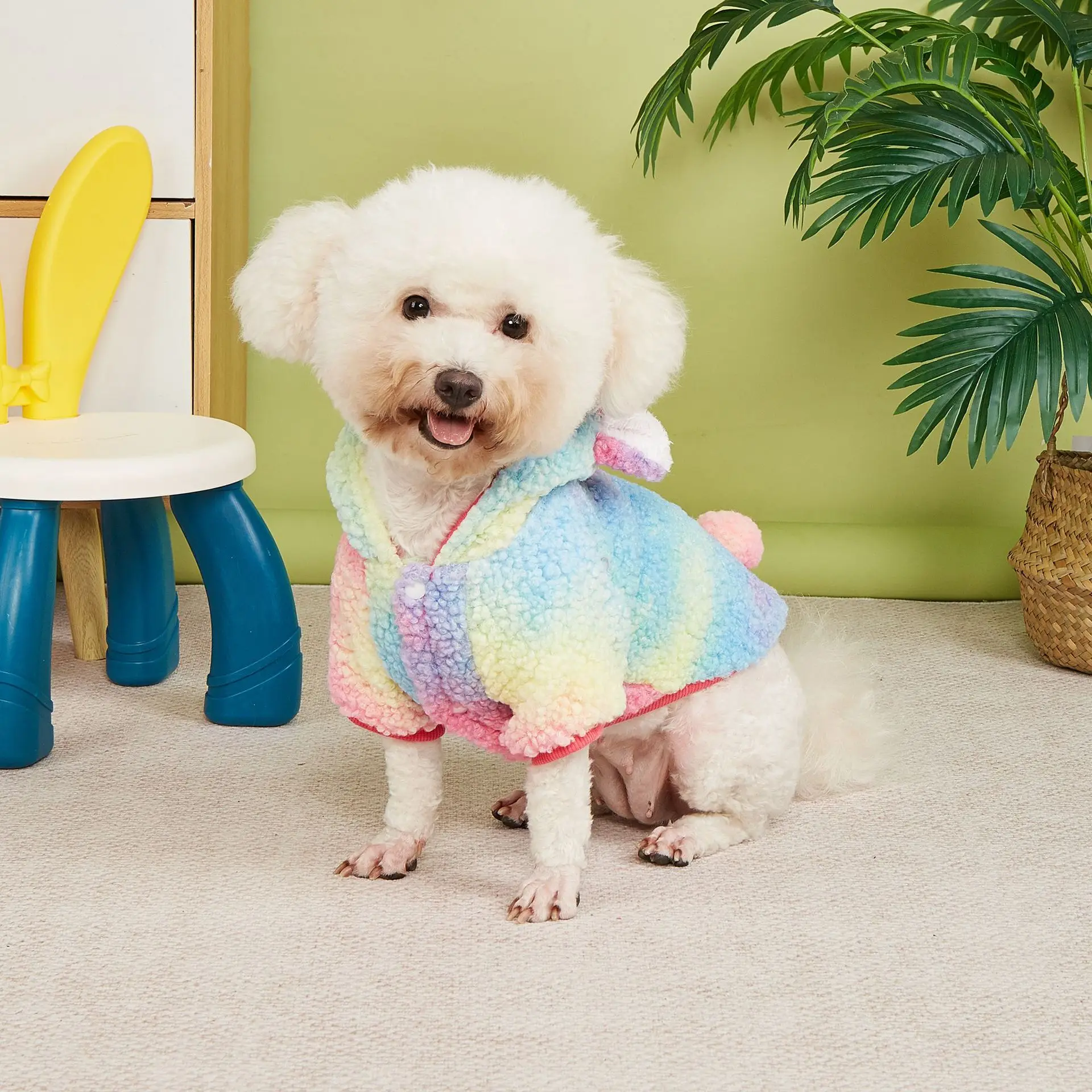 Ropa para mascotas de invierno y otoño: disfraz transformable con capucha de dos patas para perros y gatos, traje ideal de Halloween para perros pequeños - imagen 3