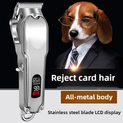Máquina cortadora de pelo profesional para mascotas, cortadora de pelo de acero inoxidable para perros y gatos, cortadora de pelo para perros grandes, cortadora de belleza para perros y mascotas