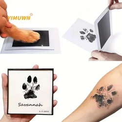 Almohadilla tinta sin contacto para huellas de gatos y perros