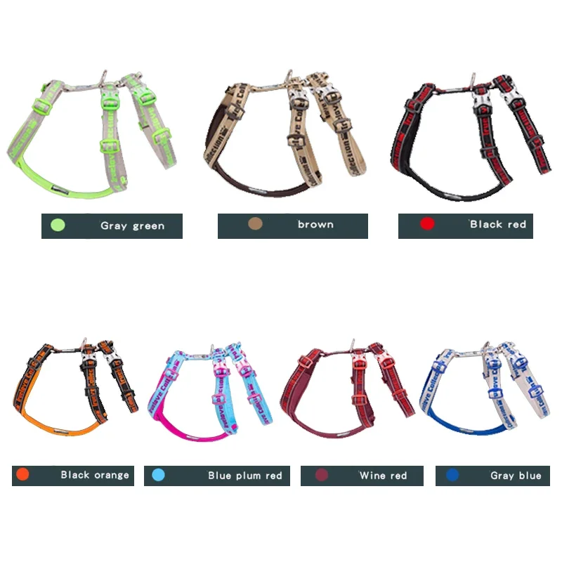 Winhyepet-arnés para perros con correa para mascotas, chaleco ajustable, reflectante, antideslizante, accesorios para caminar y viajar para perros pequeños, Meduim y grandes - imagen 4