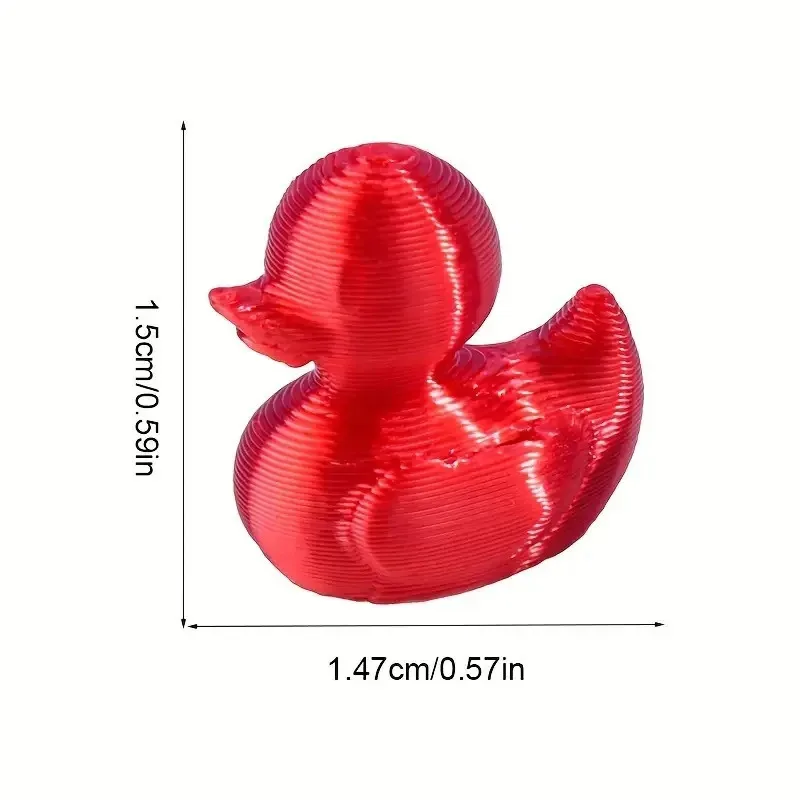 Mini adornos coloridos impresos en 3D para acuario, figuritas de pato pequeñas para decoración de pecera, adornos realistas en forma de animal - imagen 5