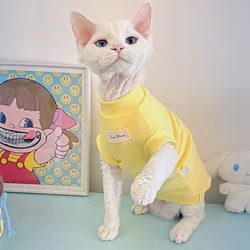 Camiseta térmica de algodón para gato Sphynx y Devon Rex