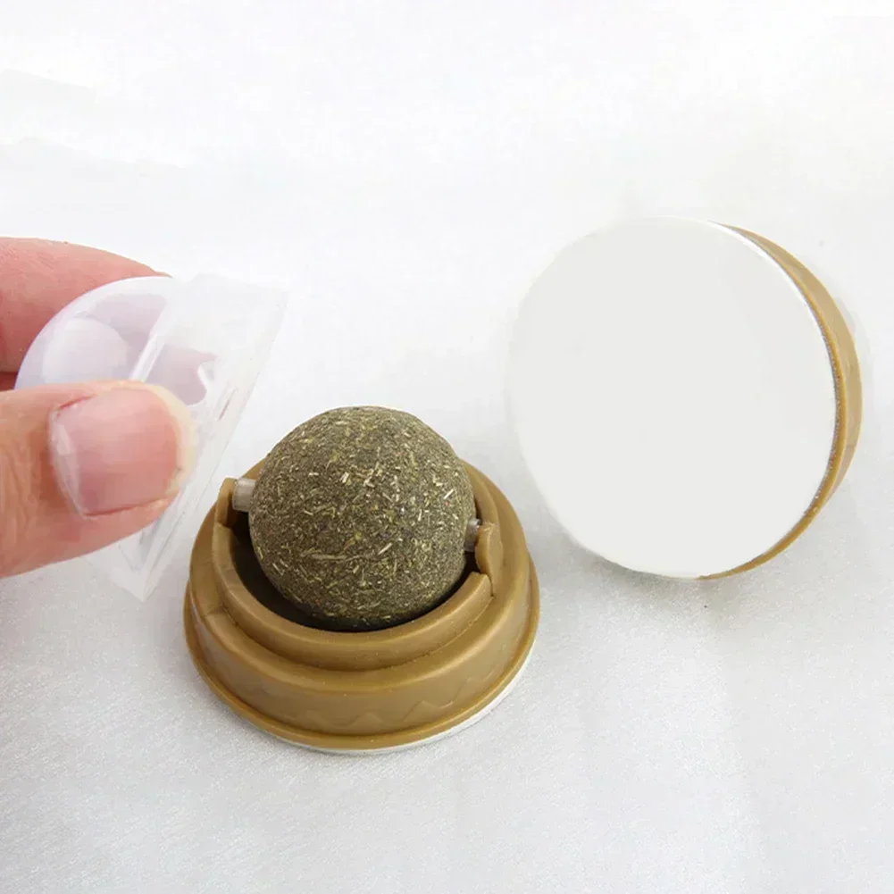 Juguetes de hierba gatera para mascotas, Bola de hierba gatera comestible, seguridad, gato saludable, menta, gatos, juego de persecución, productos de juguete, limpieza de dientes, estómago, catmenta, 1-10 Uds. - imagen 5